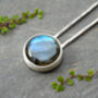 Labradorite Hairpin In Solid Sterling Silver, thumbnail 4 of 4