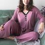 Soft Personalised Bamboo Pyjama Gift Set For Women, thumbnail 2 of 9