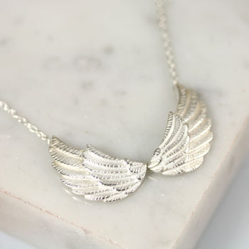 Personalised Angel Wing Necklace, 2 of 10