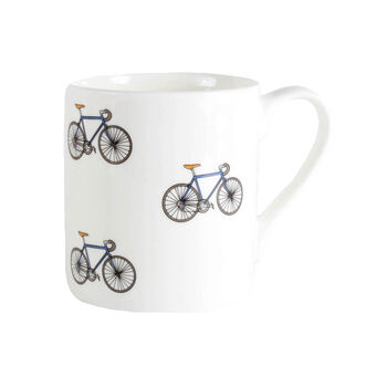 Bicycle Illustration Fine Bone China Mug, 2 of 4