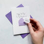 Personalised Happy Us Day Mini Envelope Card, thumbnail 2 of 6