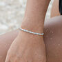 Avalon Clay Beaded Anklet, thumbnail 3 of 6