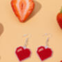 Make Your Own Heart Earrings Cross Stitch Kit, thumbnail 5 of 6