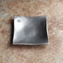 11th Anniversary Curved Square Steel Dish . Smooth Finish, thumbnail 5 of 9