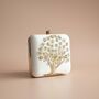 Ivory Mulberry Tree Clutch, thumbnail 8 of 10