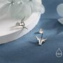 Sterling Silver Tiny Bull Head Stud Earrings, thumbnail 3 of 11