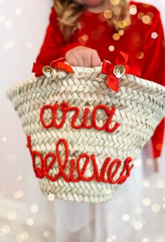 Personalised Christmas Basket, 2 of 5