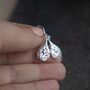 Filigree Sterling Silver Drop Earrings, thumbnail 7 of 8