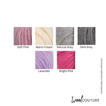Eve Blanket Beginner Knitting Kit, 9 of 10