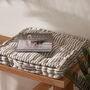 Extra Large Vintage Striped Indoor Cushion, thumbnail 1 of 7