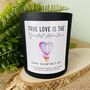 Personalised Love Is An Adventure Valentines Candle, thumbnail 2 of 11