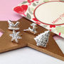 Sterling Silver Mix And Match Christmas Earrings, thumbnail 1 of 12