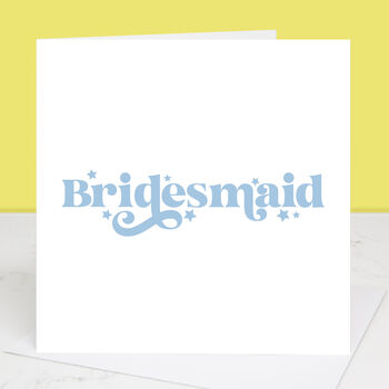 Wedding Card For Bridesmaid, 2 of 6
