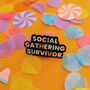 Social Gathering Survivor Enamel Pin Badge, thumbnail 6 of 6