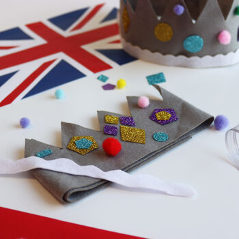 Felt Crown Coronation Craft Kit, 11 of 12