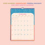 2026 Calendar A4 | Colour Flow | Sunday Start, thumbnail 4 of 5