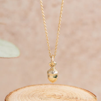 Little Acorn Silver, Fine Gold Or Rose Gold Necklace, 5 of 10