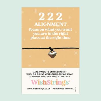 Your Angel Number Heart Bracelet Gift, 3 of 12