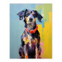 Fine Art Fido Cute Bright Dog Painting Wall Art Print, thumbnail 6 of 6