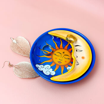 Moon And Star Double Trinket Dish Set And Catchall Tray, 6 of 8