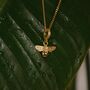 18 K Gold Bee Charm For Women 925, thumbnail 9 of 9