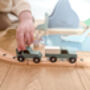 Personalised Wooden Dinosaur World Car Train Set, thumbnail 2 of 10