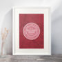 Our Home Personalised Map Print, thumbnail 5 of 10