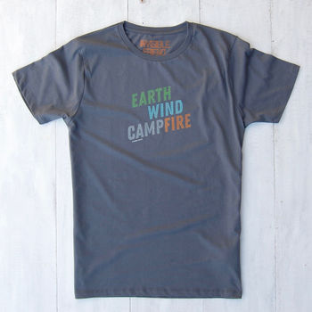 Earth, Wind And Campfire T Shirt, 3 of 3