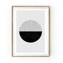 Set Of Three Abstract Black And White Prints, thumbnail 3 of 6