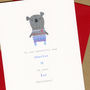 Babys First Christmas Or Pick Your Message Koala Card, thumbnail 5 of 11
