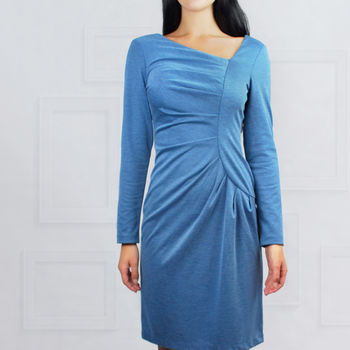 Frieda Dress Blue, 2 of 5