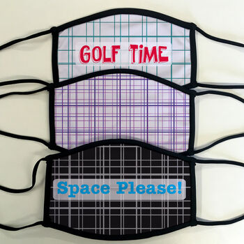 Personalised Grid Face Mask, 2 of 5