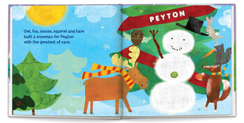 Personalised Children's Book, My Magical Snowman, 3 of 10
