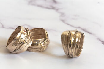 Layered Ring In Bronze Varius Sizes/Designs Available, 2 of 12