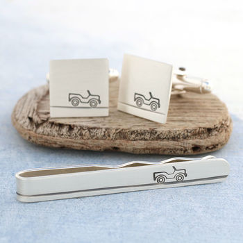 Personalised Car Cufflinks. Gift For Dad, 6 of 10