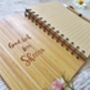 Personalised Bamboo Notebook Journal Custom Design, thumbnail 2 of 5