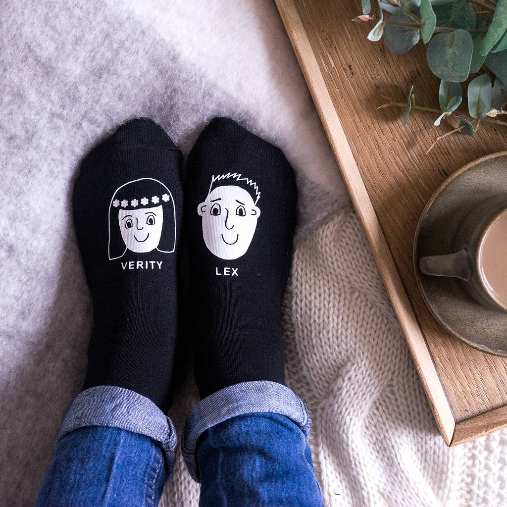 Personalised Lets Face It Socks By Sparks And Daughters ...