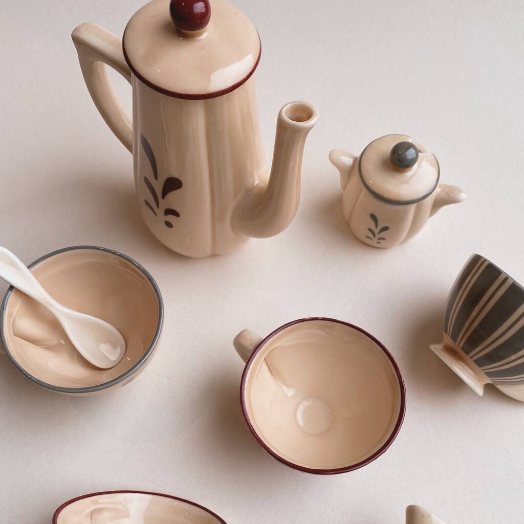 Ceramic Children's Tea Set, 1 of 4