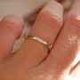 Women's Personalised Names Stacking Ring In Silver Or Gold, thumbnail 2 of 8