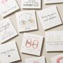 Personalised Wedding Congratulations Card For Friends, thumbnail 6 of 7