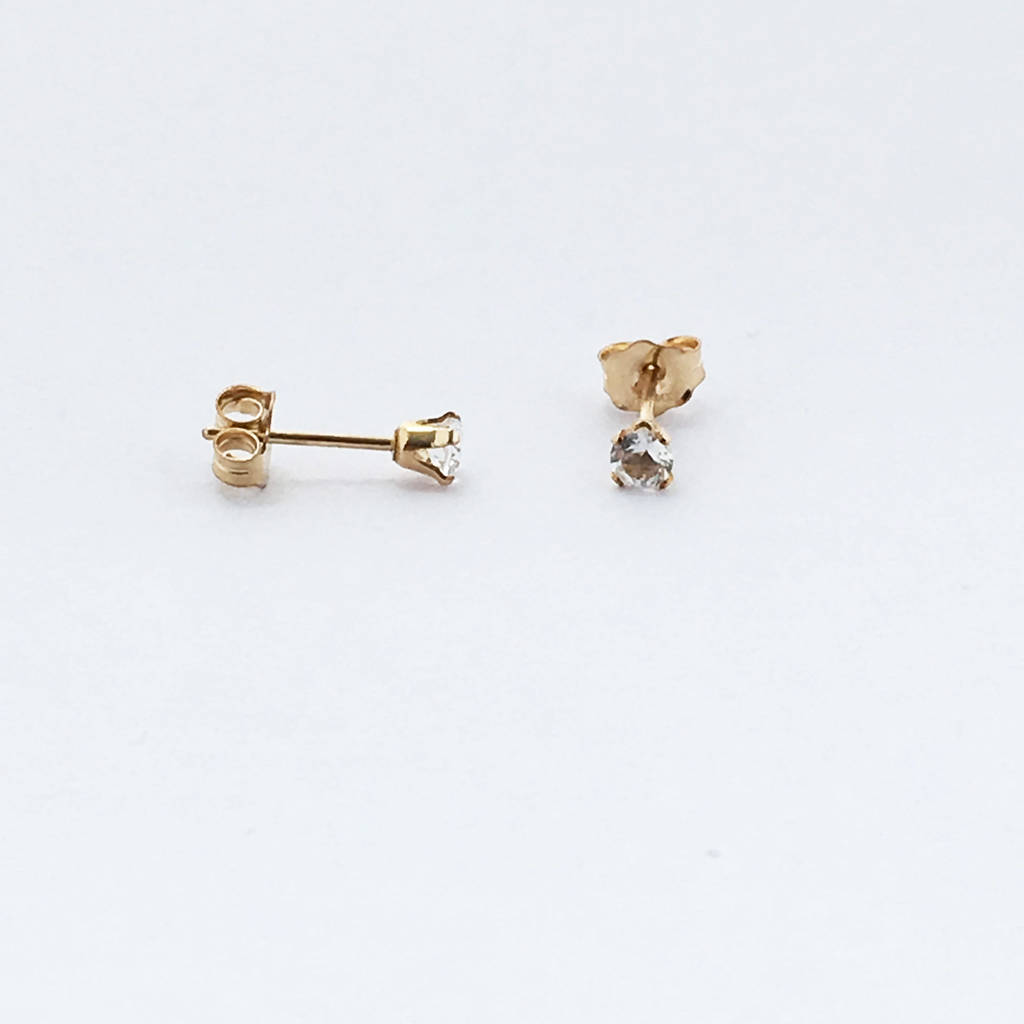 Day And Night Gold Filled Stud Earrings By Ilona Maria Jewellery ...