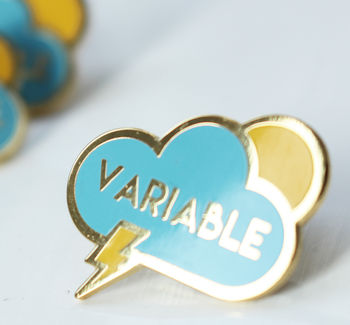 'Variable' Enamel Pin Badge, 6 of 9