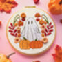 Floral Ghost Halloween Embroidery Kit, thumbnail 1 of 4