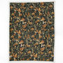 Mushrooms Soft Fleece Throw With Sherpa Backing 41021037, thumbnail 3 of 4