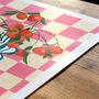 Mediterranean Clementine Wall Art | Hand Painted Fruit Print, thumbnail 2 of 12