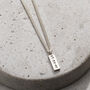 Personalised Men's Luxury Silver Tag Necklace, thumbnail 4 of 8