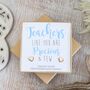 Rose Gold Heart Earrings, Teachers Like You…, thumbnail 1 of 4