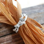 Sterling Silver Butterfly And Twig Ring, thumbnail 2 of 4