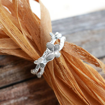 Sterling Silver Butterfly And Twig Ring, 2 of 4