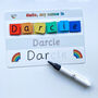 Personalised Childrens School Name Mat, thumbnail 2 of 4